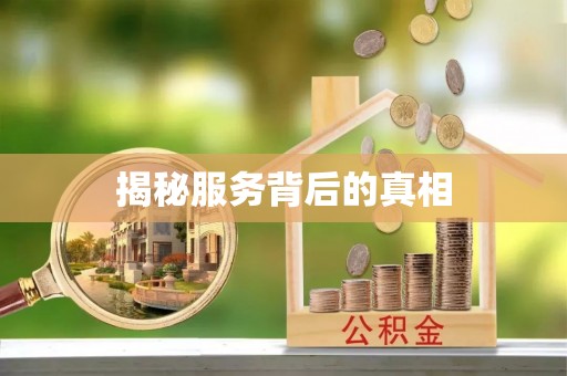 镇安揭秘服务背后的真相