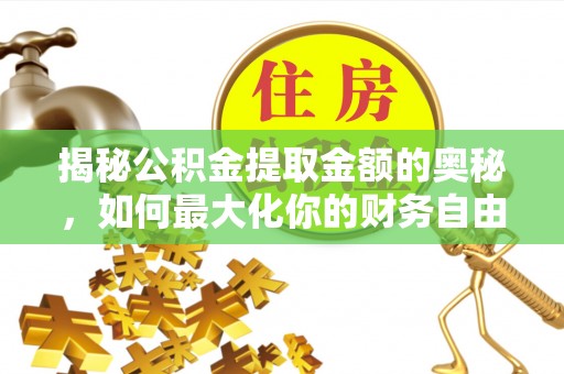 镇安揭秘公积金提取金额的奥秘，如何最大化你的财务自由