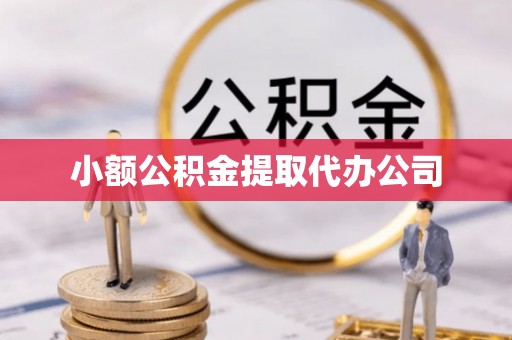 镇安小额公积金提取代办公司
