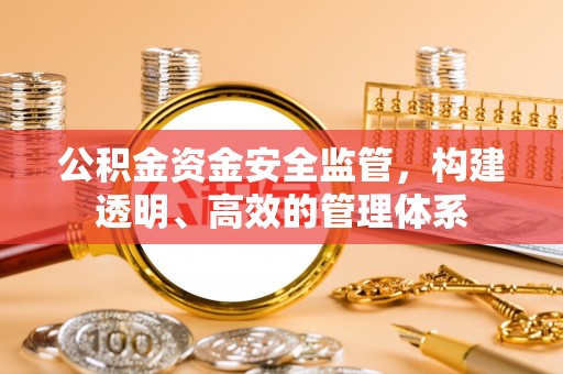 镇安公积金资金安全监管，构建透明、高效的管理体系