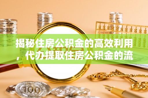 镇安揭秘住房公积金的高效利用，代办提取住房公积金的流程与技巧
