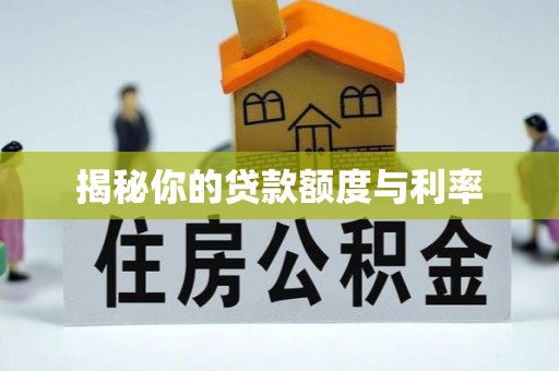 镇安揭秘你的贷款额度与利率