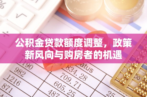 镇安公积金贷款额度调整，政策新风向与购房者的机遇