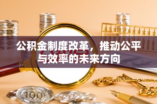 镇安公积金制度改革，推动公平与效率的未来方向