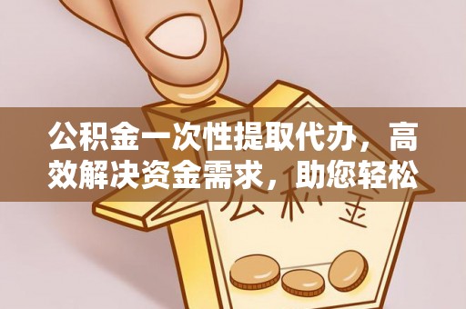 镇安公积金一次性提取代办，高效解决资金需求，助您轻松应对生活难题