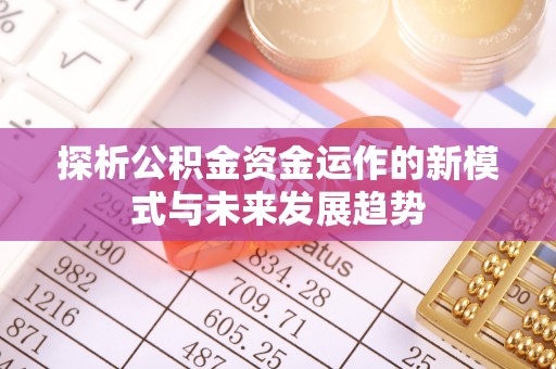 镇安探析公积金资金运作的新模式与未来发展趋势