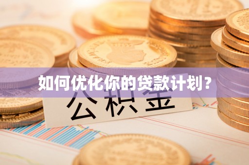 镇安如何优化你的贷款计划？