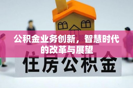 镇安公积金业务创新，智慧时代的改革与展望