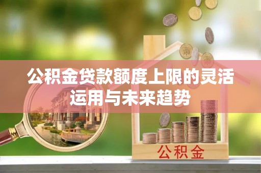 镇安公积金贷款额度上限的灵活运用与未来趋势